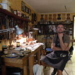 A Luthier in his shop.